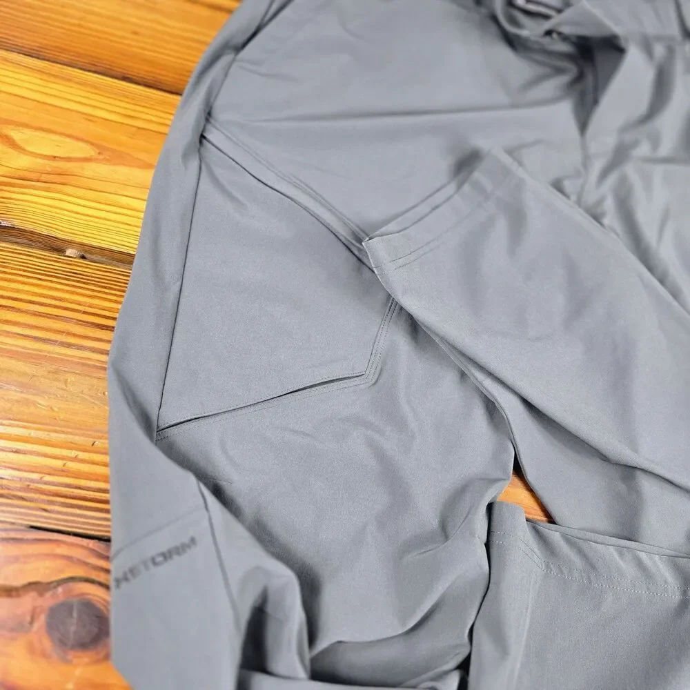 Under Armour Storm Cargo Pants Men 40x31 Gray Zip Pocket Hiking Active